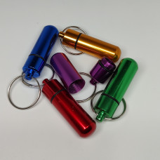 Container-keyring, small, colored