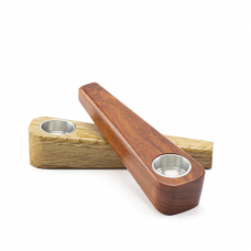 Brown wooden pipe