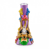Стеклянный бонг Hand-Drawn Amanita