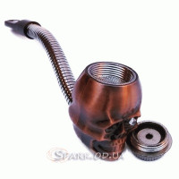 Smoking pipe “Flexible skull” №0804-8