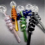 Glass smoking pipe “Oil Burner” GT-058CE