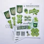 Large set of stickers "Ukrainian Movement for Cannabis"