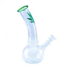 Small Leaf Glass bong