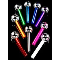 Glass smoking pipe “Oil Burner” GT-038Q (10 cm)