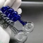 Трубка стеклянная курительная «Oil Burner» GT-058CE (14см)