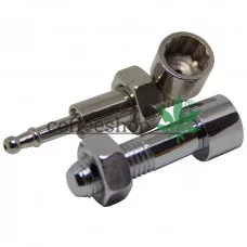 Bolt Metal Pipe Silver 8 cm