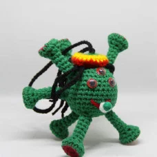 Іграшка в'язана коронавірус covid-19