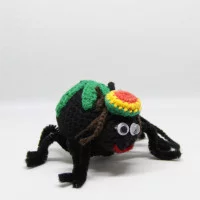 Игрушка вязаная Раста паук 