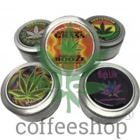 Metallic grinder with print